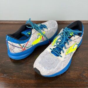 Brooks Launch 6 Boston Sneakers Mens Marathon Limited Running 12.5 Grey Blue